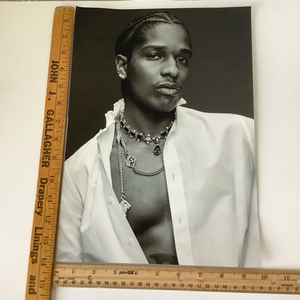 A$AP‎ Rocky ASAP Poster Print Black/White 14x10 Professional Inkjet Paper
